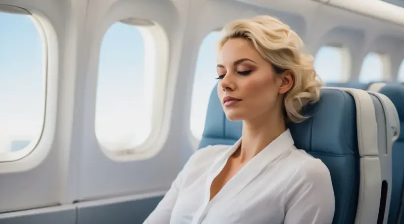 Lot samolotem a obrzęki nóg